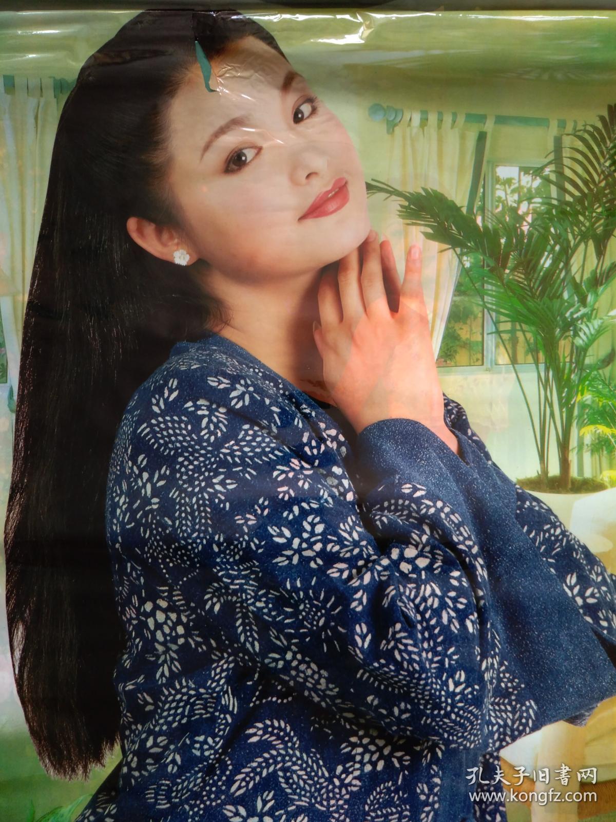 美女挂历11.陈丽峰,单张.对开大幅,塑膜