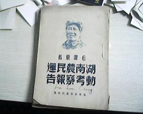 湖南农民运动考察报告（初版）