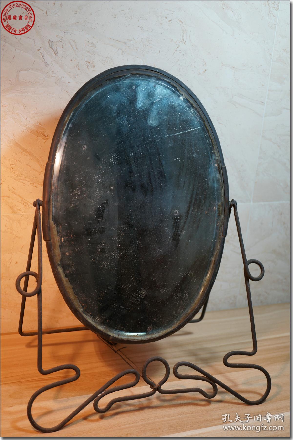 【图】【清朝末年大幅水银玻璃砖镜】,清朝制造,厚玻璃砖水银镜面