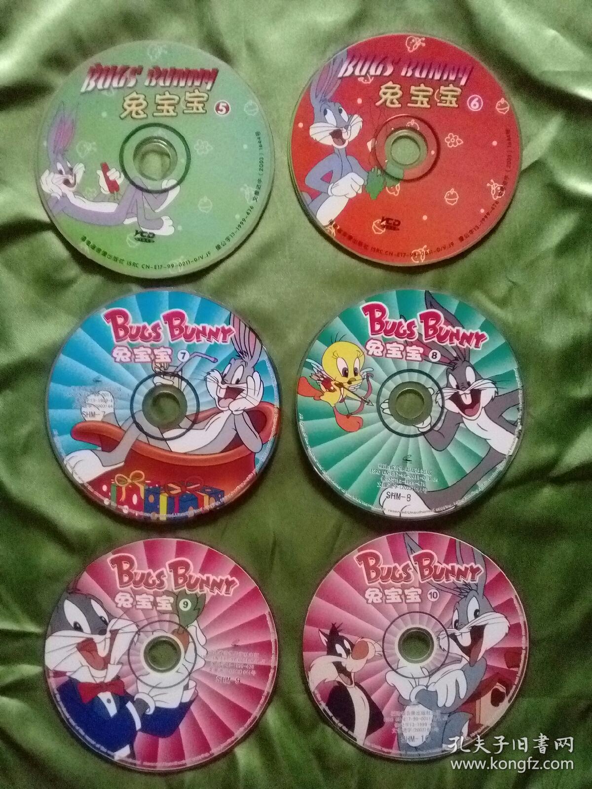 兔宝宝vcd(六碟装)_福建省音像出版社_孔夫子旧书网