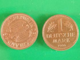 外国钱币- 德国1马克硬币