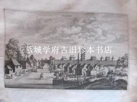 尼霍夫《荷使初访中国记》铜版插图之一《燕京府》（36X29厘米）NIEUHOF: JAMCEFU