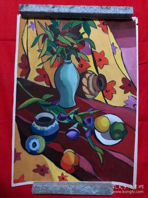 水粉画,4开,222,庞君薇