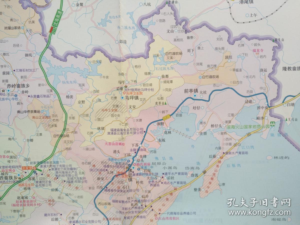 漳浦滨江大道地图图片