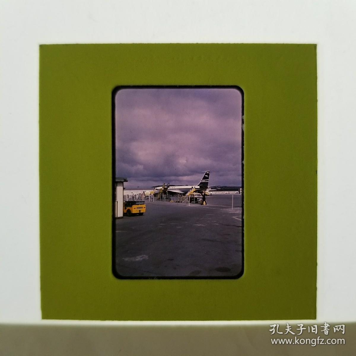反转片 摄影照片底片 美国早期 机场一组4张