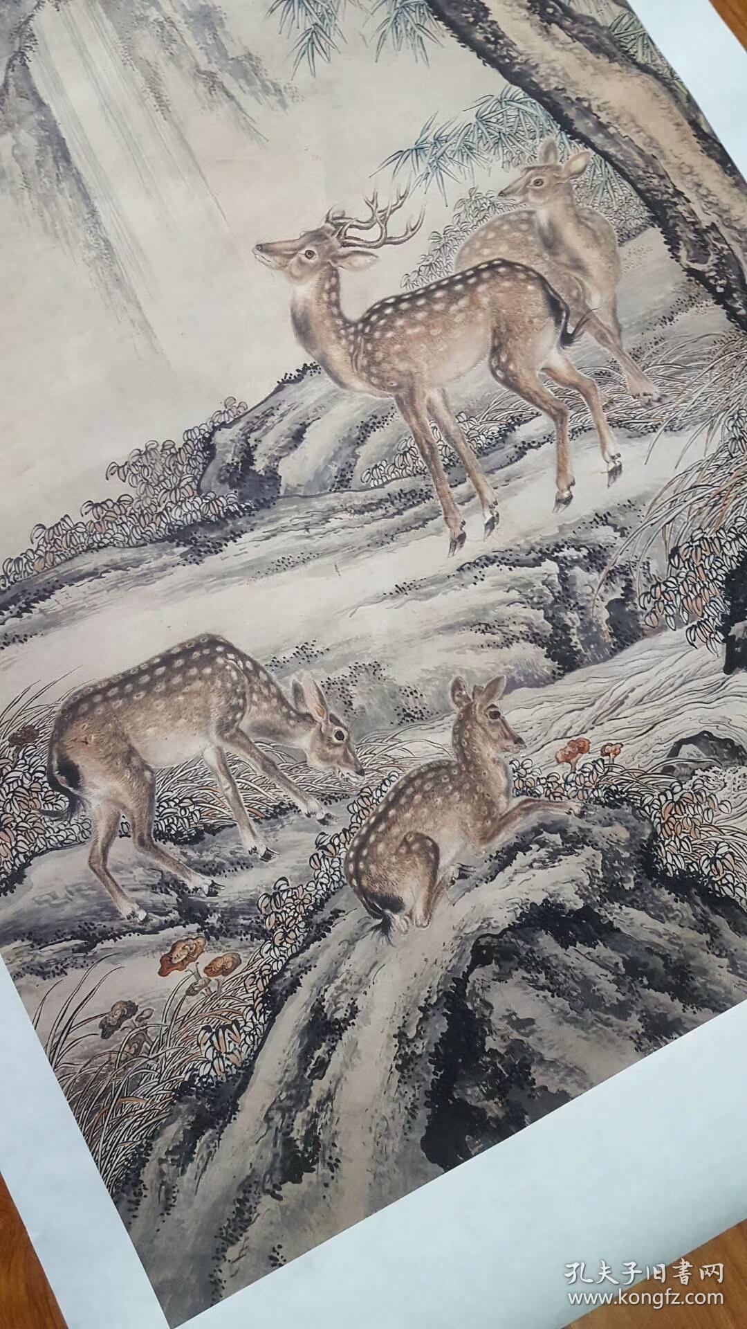 沈铨九如图立轴纸本大小1319926758厘米宣纸原色微喷印制订单印制不