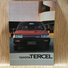 1983年 丰田 TOYOTA 汽车 欧洲版 TERCEL 轿车 目录 样本 画册 宣传册
