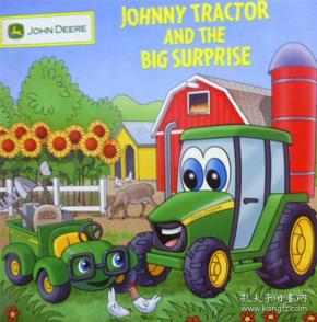 英文原版 少儿绘本 johnny tractor and the big surprise 拖拉机强尼