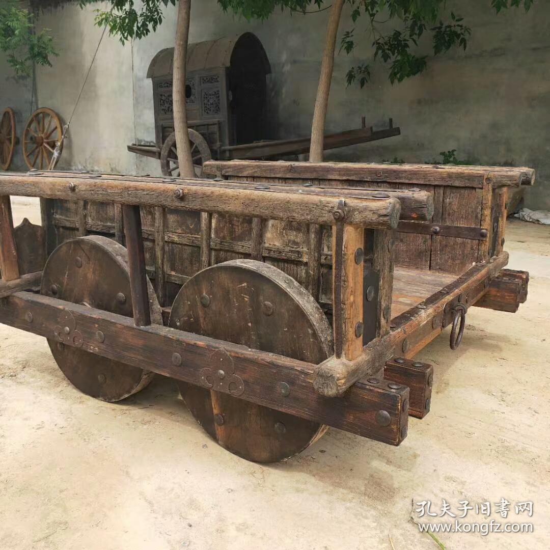 清代老榆木战车