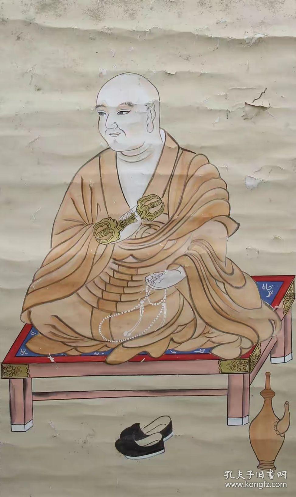 真言祖师诸尊像:善无畏,空海,一行