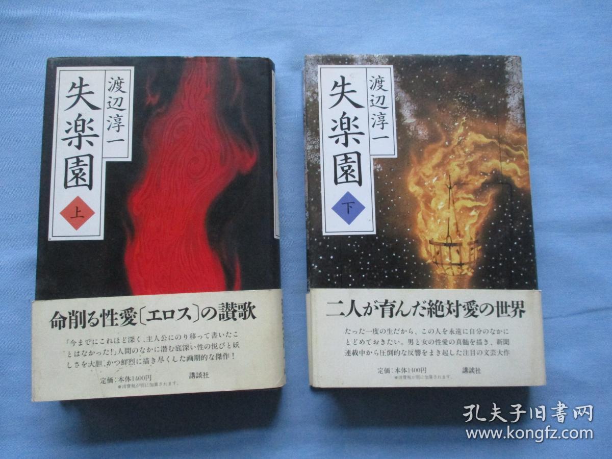 失乐园【上下;95品;日文原版书;见图】