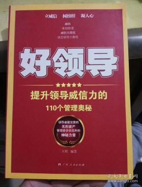 《 好领导:提升领导威信力的110个管理奥秘》(领导干部不可不知的权谋