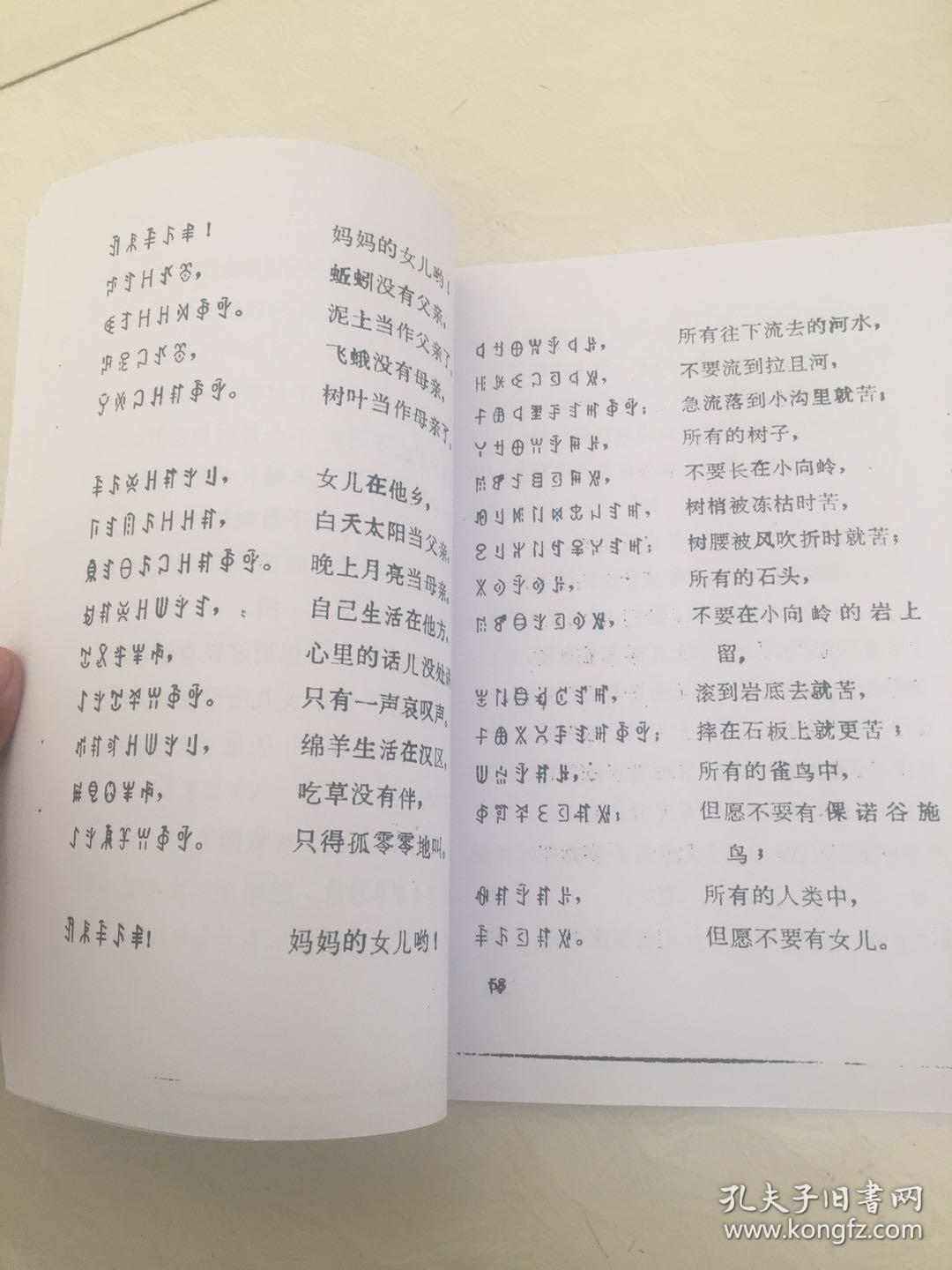 彝族书籍凉山彝文资料选译第2集阿嫫尼惹玛牧特衣彝族史书影印版彝文