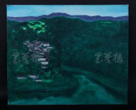 贵州省美术家协会会员 陈顺林油画作品《谧林》一幅（尺寸50cm*60cm；作品由《中国美术市场报》直接得自于艺术家本人） HXTX100439