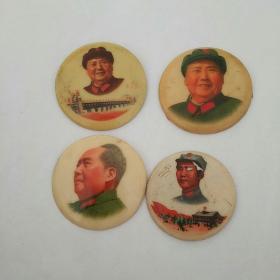 毛主席像章塑料