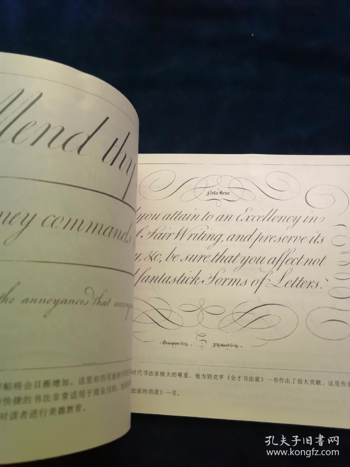 英文书法三百年英国书法大师力作伊丽莎白女王手迹查理斯世书信著名