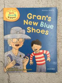gran's new blue shoes