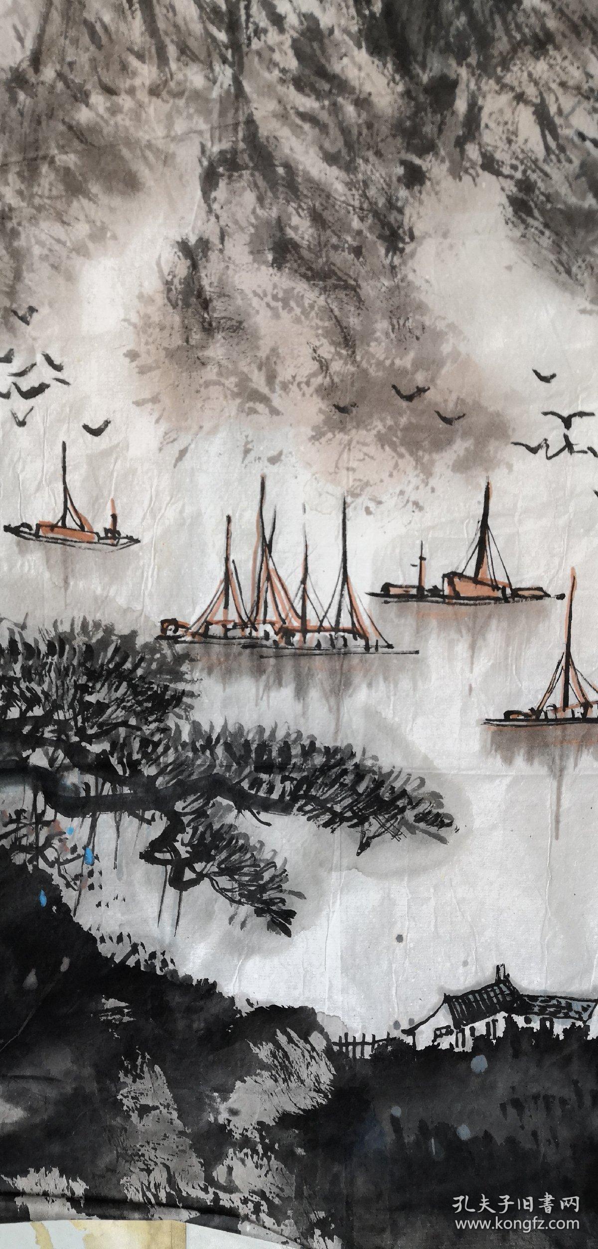 北京著名画家赵福祥3367山水