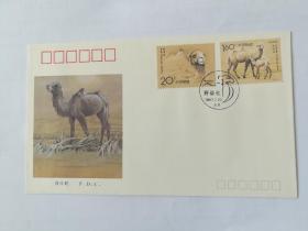 野骆驼特种邮票首日封
