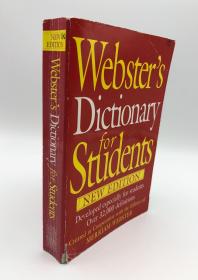 Websters Dictionary for Students （New Edition） Grade level: 2-6 英文原版《韦氏学生词典（新版）》2-6年级