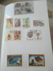 外国邮票60枚