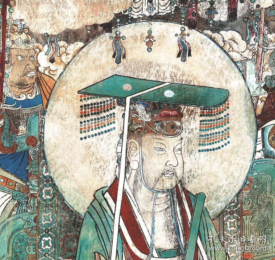 永乐宫壁画朝元图整图纸本大小7092118328厘米宣纸原色微喷印制订单印