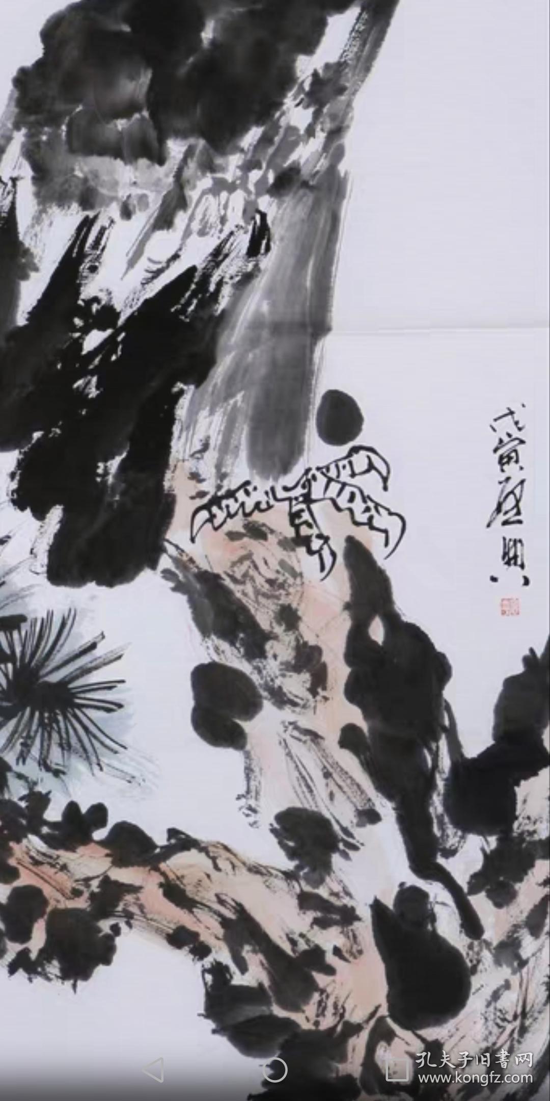 乍启典国画雄鹰纯手绘