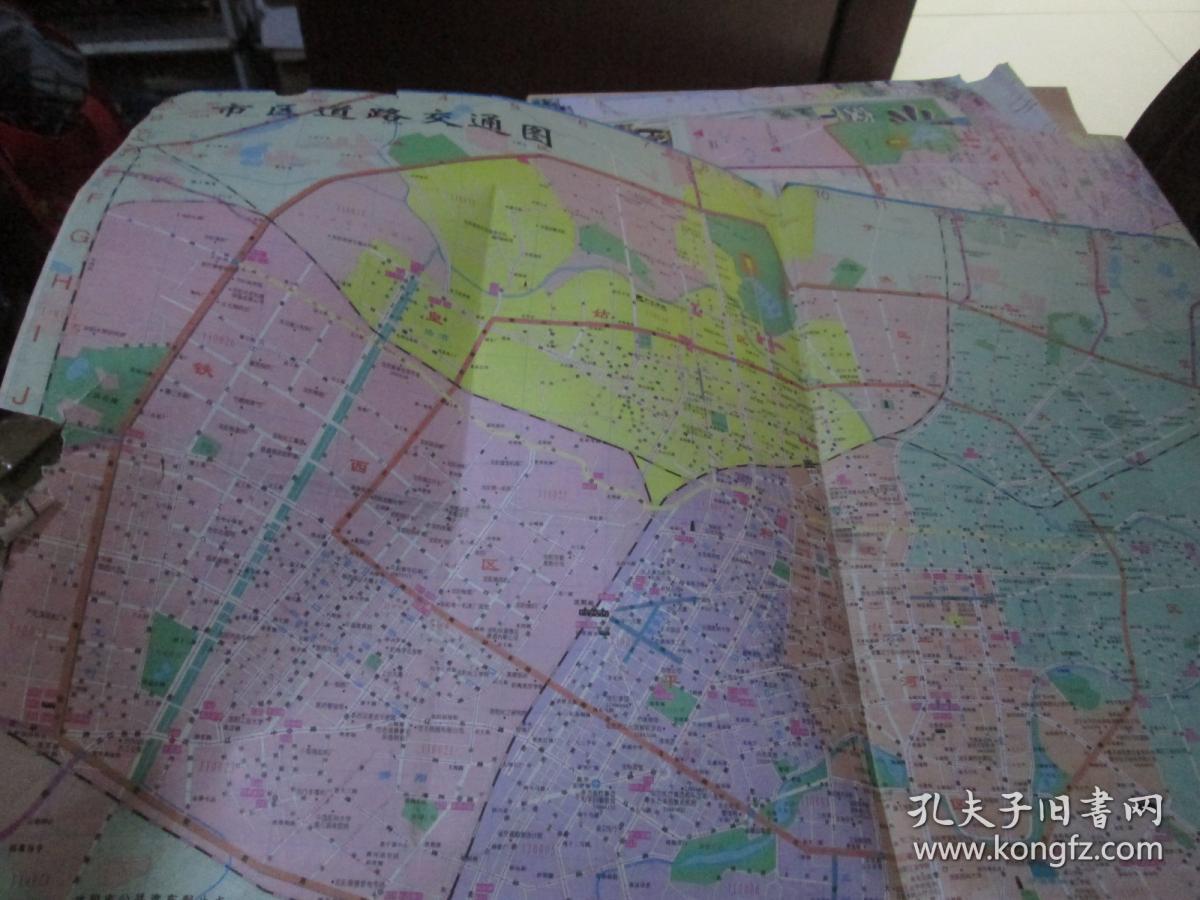 沈阳地图:沈阳三环交通导游图2000