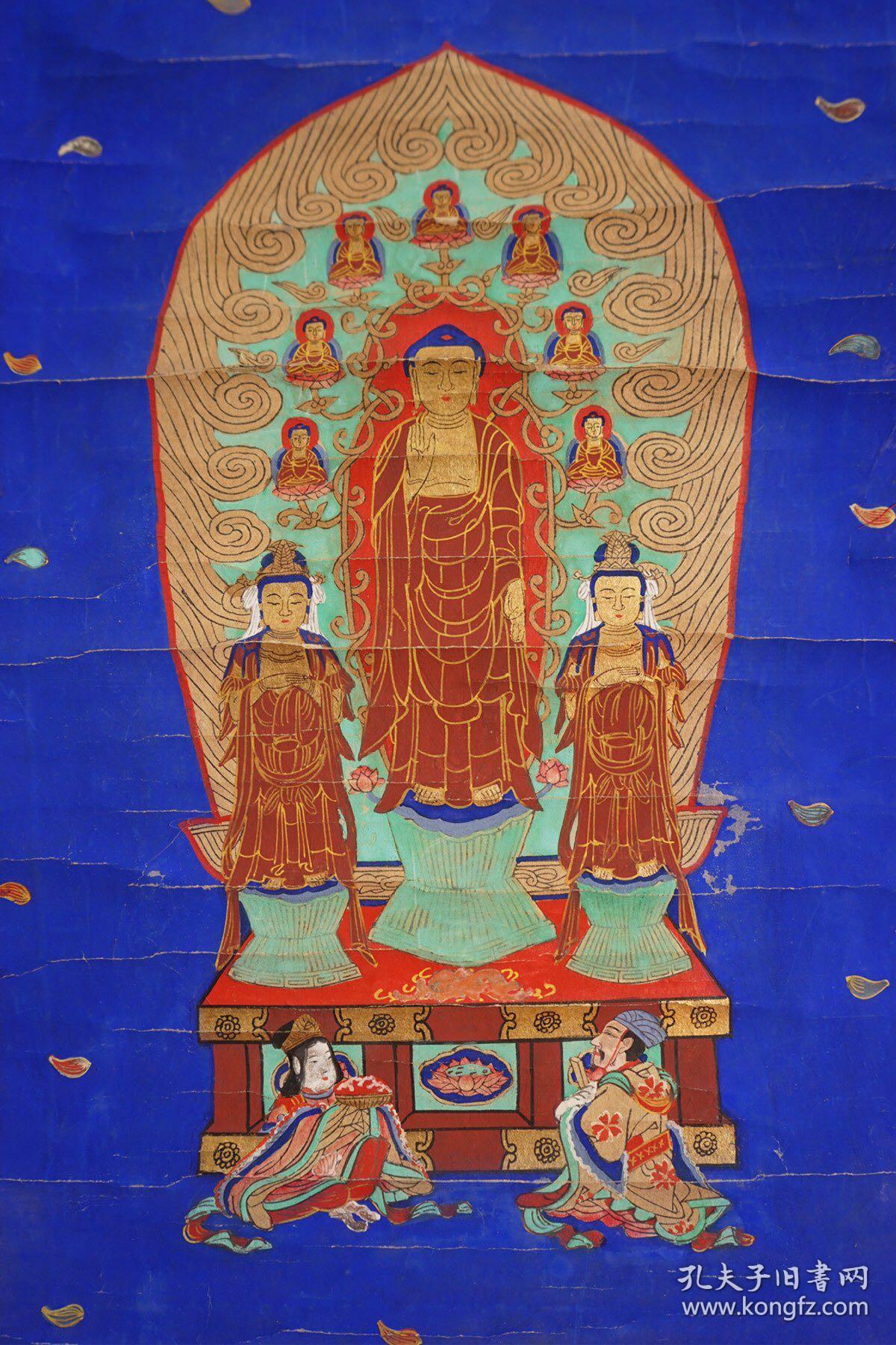 【善光寺三尊如来】善光寺位于日本本州岛中部的长野,长野多寺院,最有