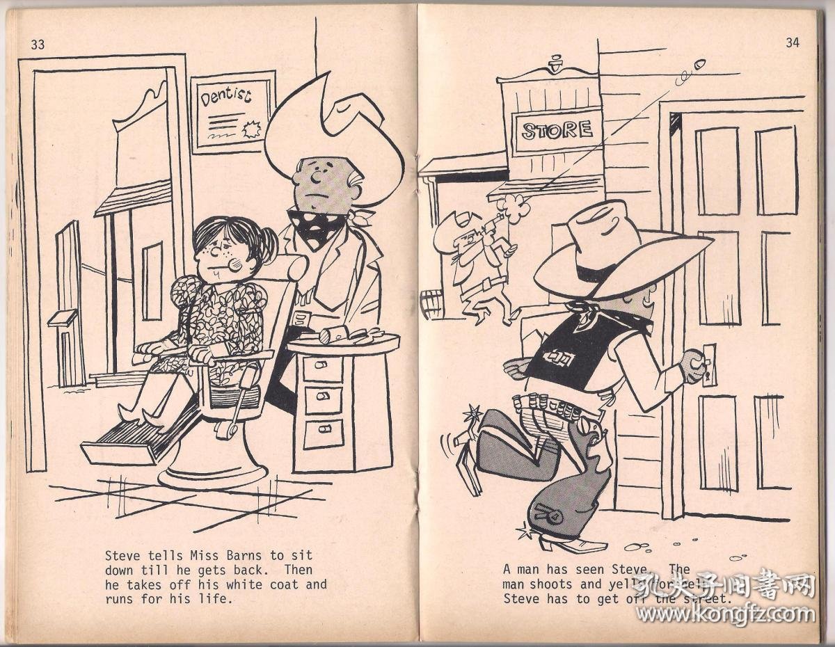 早期美国发行的小人书/插图本/连环画/漫画故事书 系当时比较著名的一