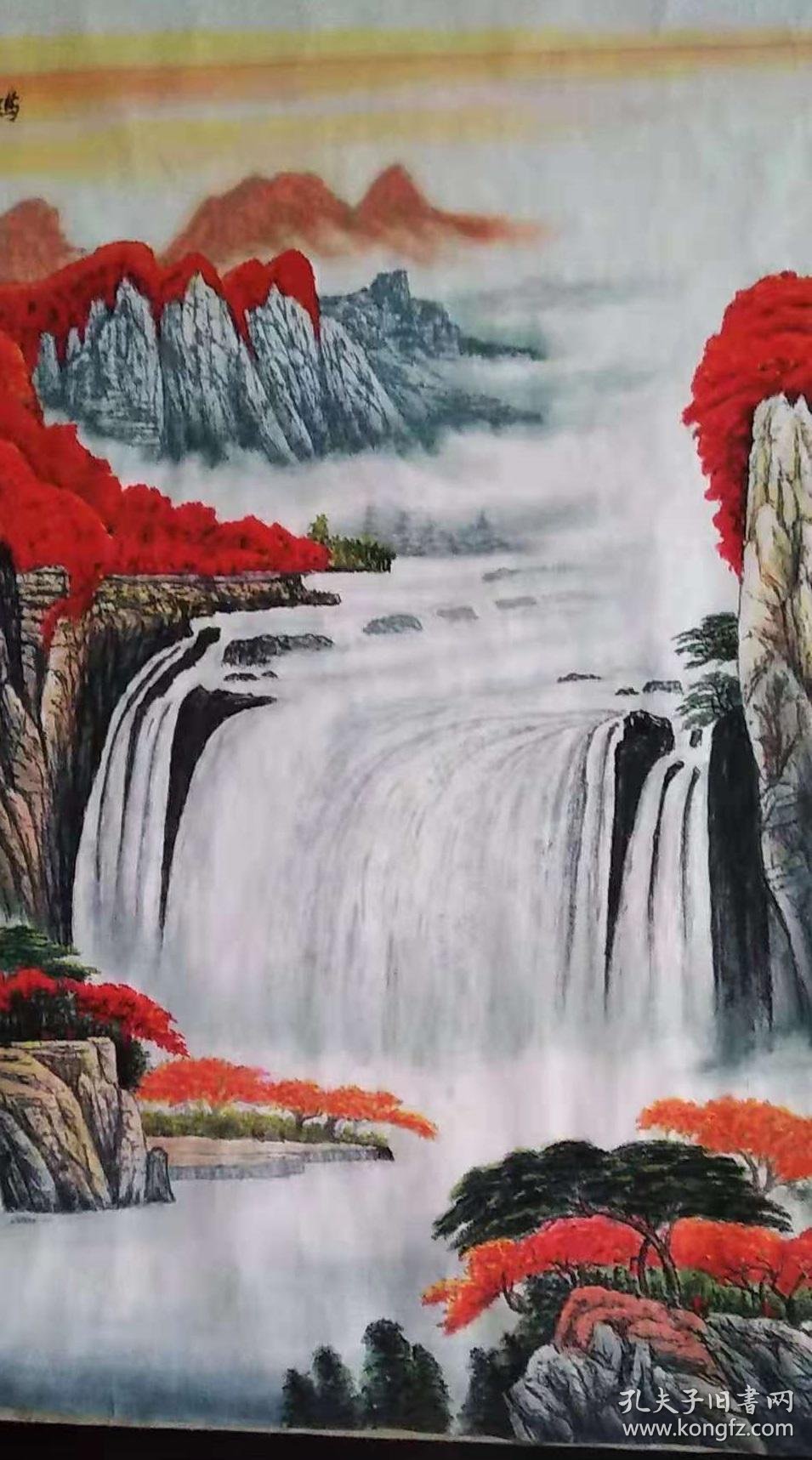 鸿运当头 山水国画原画原作