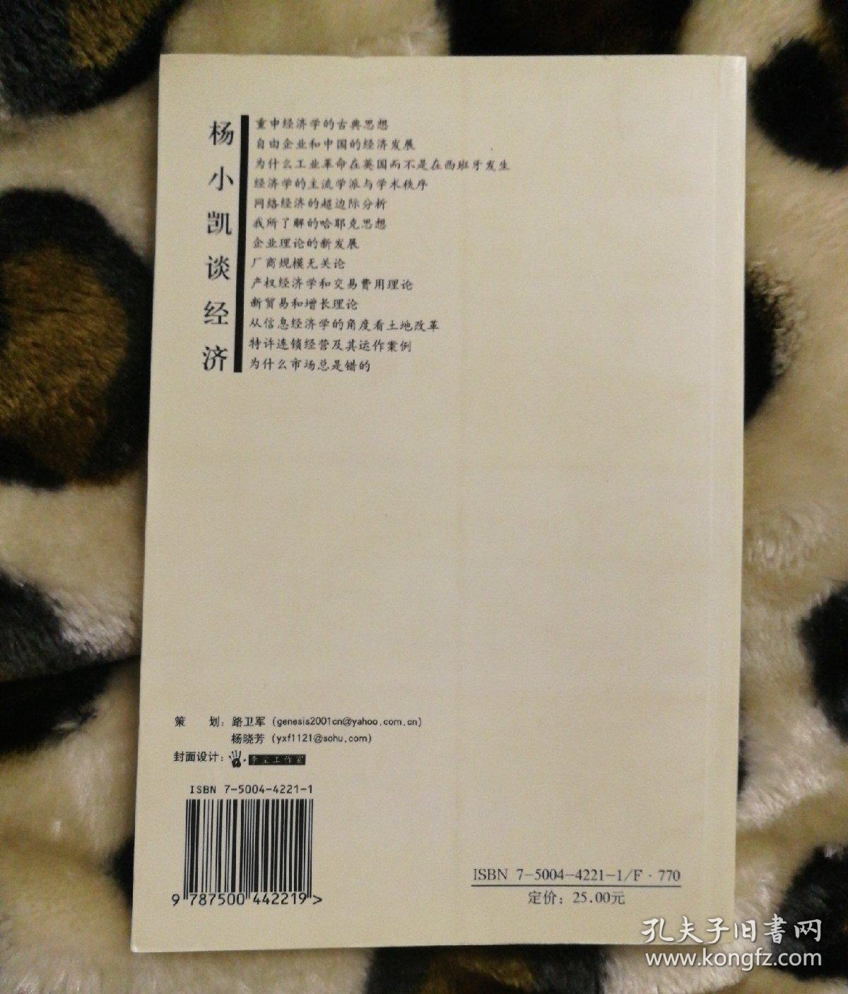 杨小凯 中国社会科学出版社 2004-09