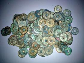 唐代铜钱开元通宝共500枚(保老保真)-起售价格为50元10枚(多拍多发)