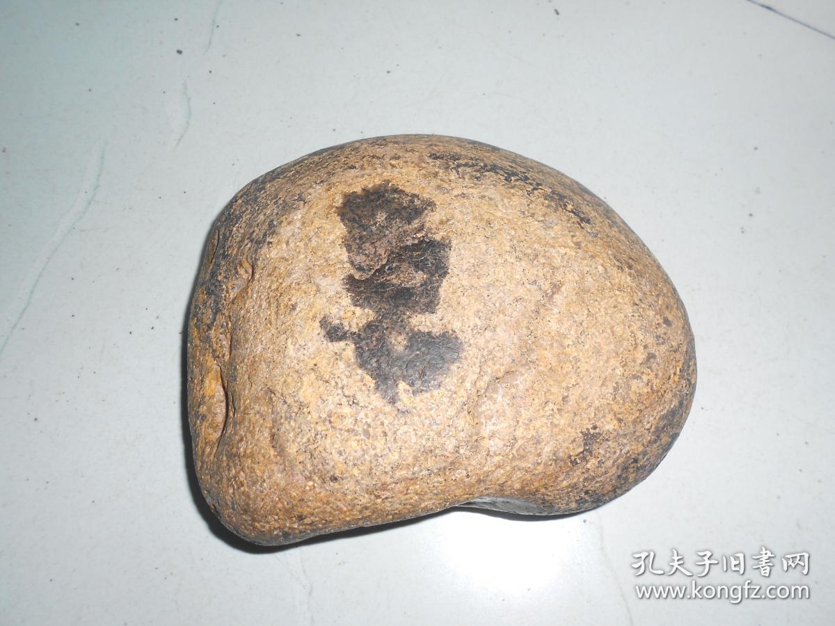 奇石25公斤图案正面站立小熊背面数字116重25公斤半玉华