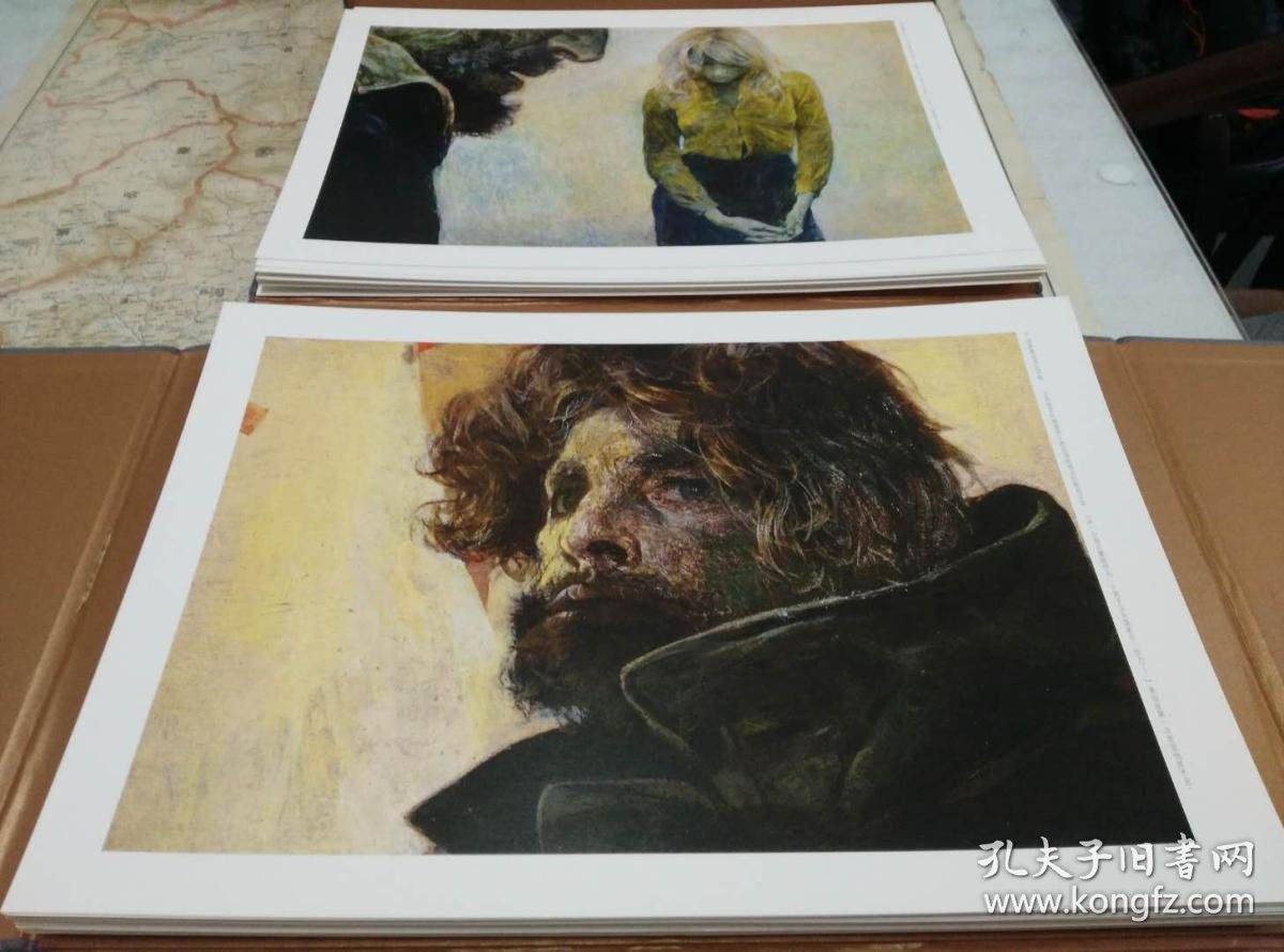 限量珍藏经典连环画手稿雪雁原作复制中国美术馆馆藏经典系列何多苓