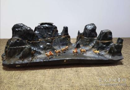 四大名石之首灵璧宝塔云雾石大漠孤烟直长河落日圆只售石头不含小骆驼