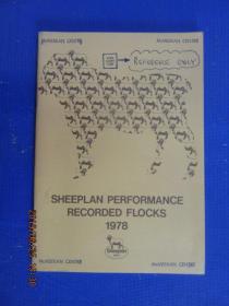 英文书  SHEEPLAN  PERFORMANCE  RECORDED  FLOCKS  1978