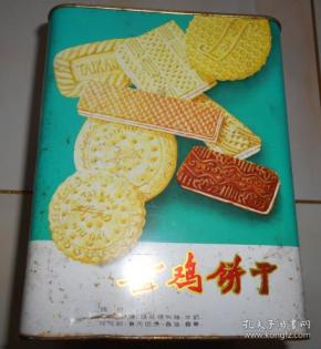 金鸡饼干老铁盒