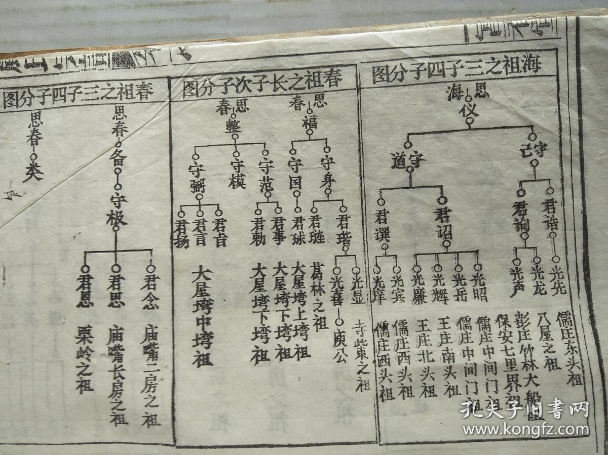 严氏宗谱 【富春堂】信甫公支 (信甫 字仲允 号裕斋 原籍姚江 析居