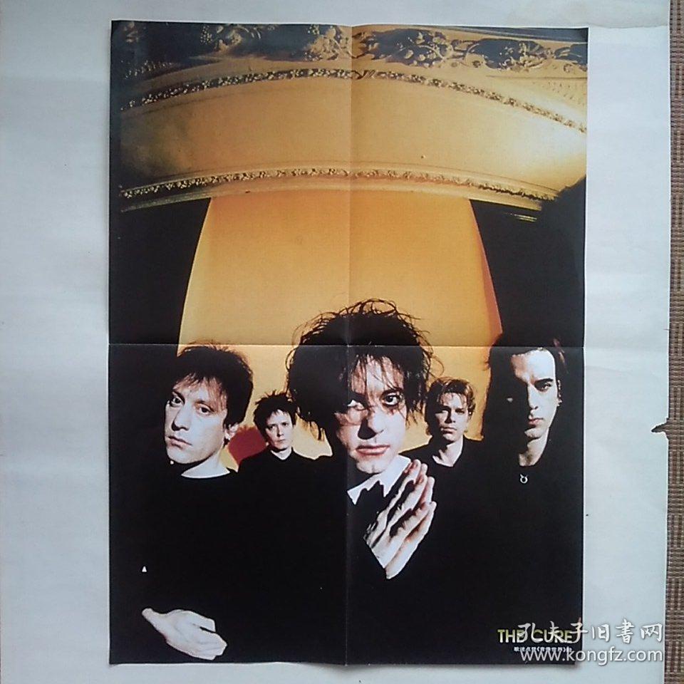 8开明星宣传画:the cure ——《音像世界》赠页,净重20克