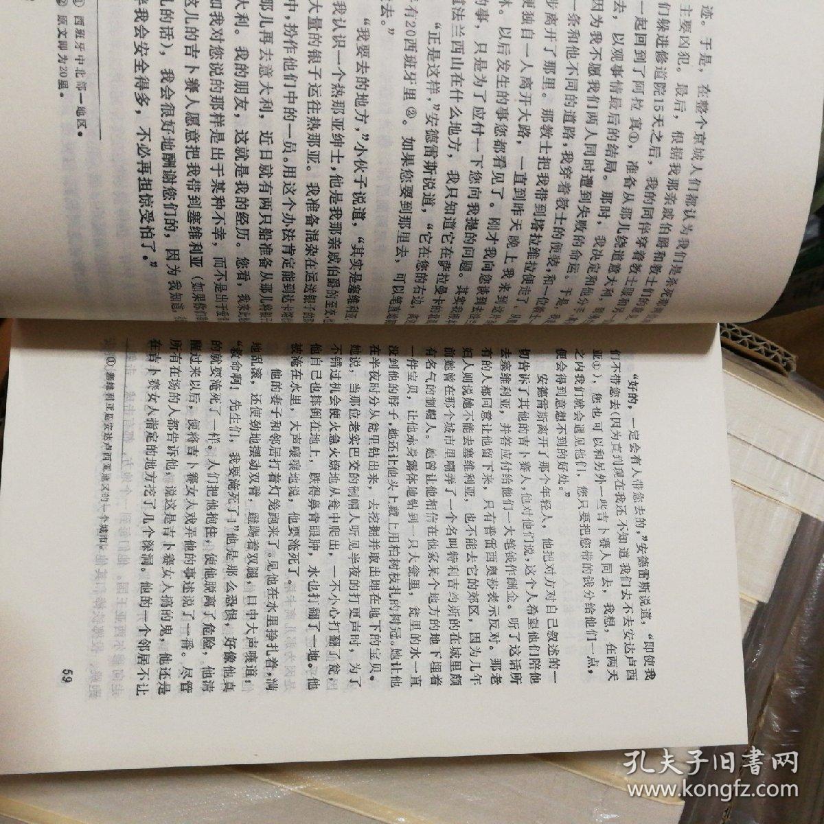 塞万提斯训诫小说集私藏图书