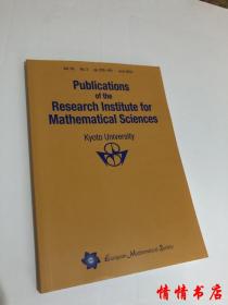 Publications of the research institute for mathematical sciences