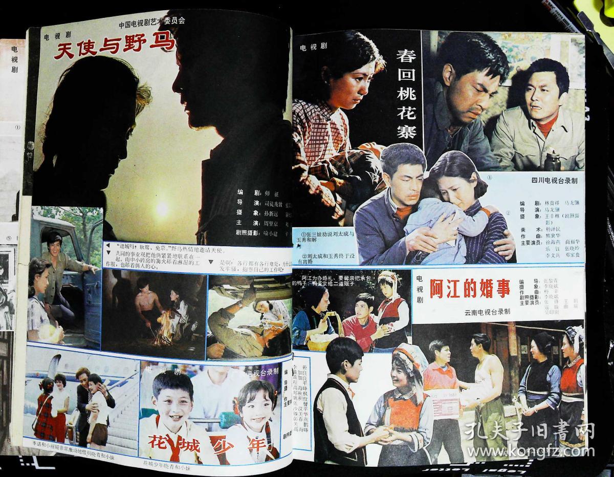 大众电视1982年9期总第20期封面李媛 内有蔡鉴洲贾梅婴主演《痴人》