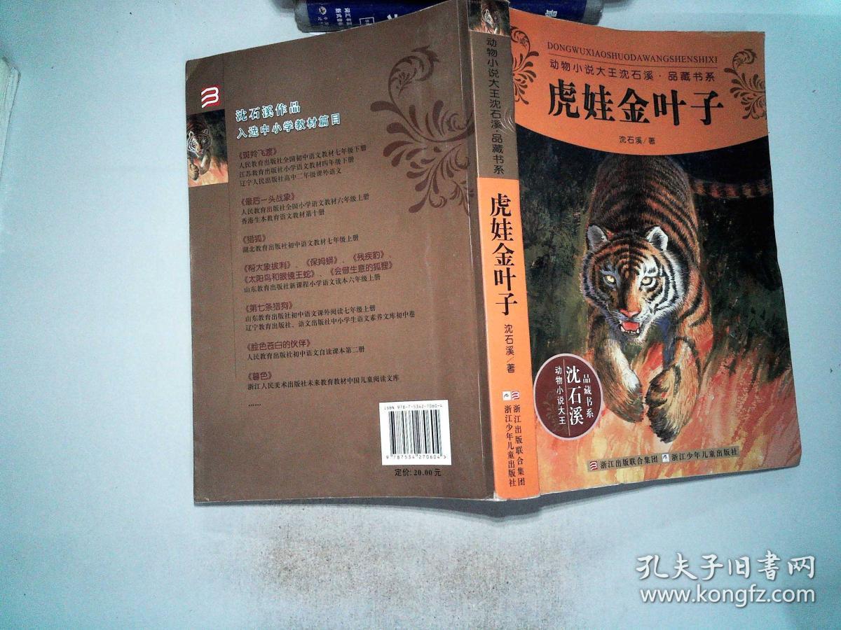 动物小说大王沈石溪品藏书系:虎娃金叶子