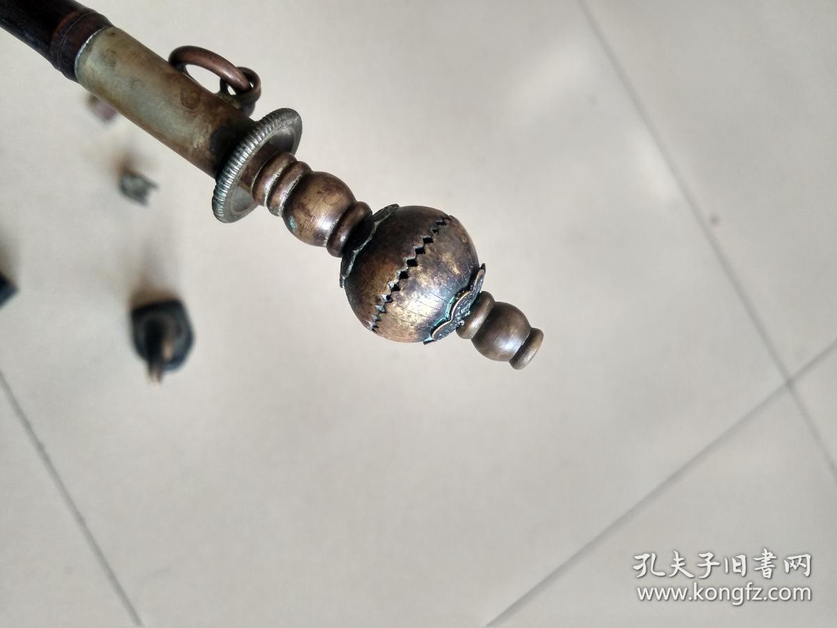 比较少见的古代火铳配件通条一根