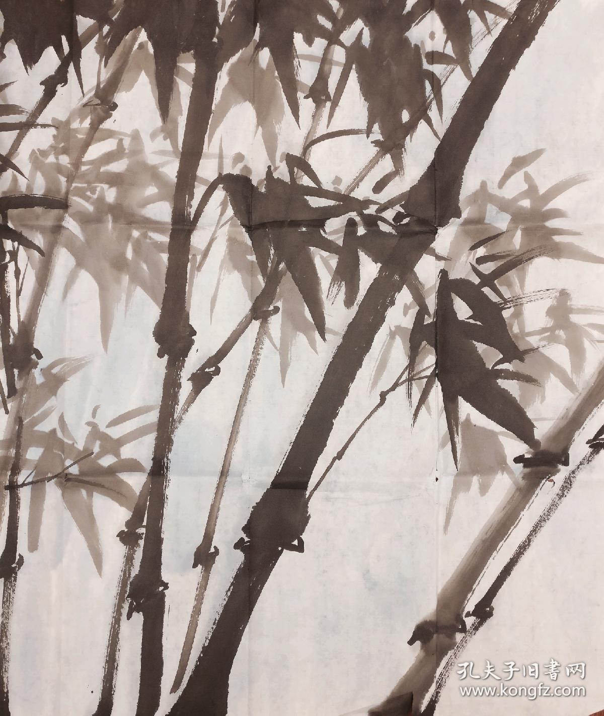 【保真】徐湛|花鸟 青竹院落溶溶月