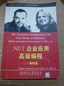 .NET企业应用高级编程