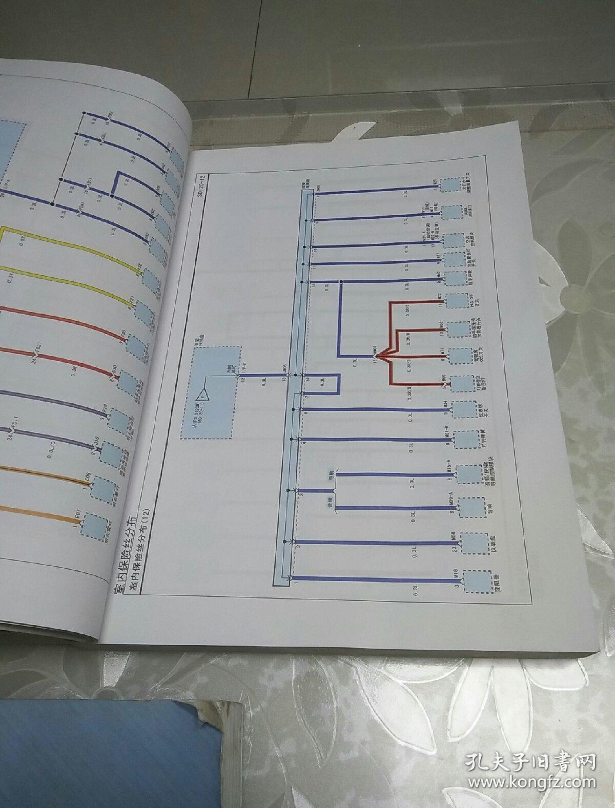 东风悦达起亚k3汽车维修手册中下汽车维修电路图