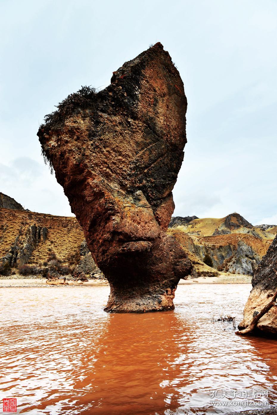 吴昌硕星石砥柱图.保真包老.保手绘