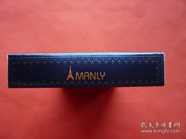 烟标(空盒):男人气概manly景泰典蓝1905,焦5,支架锡纸全.